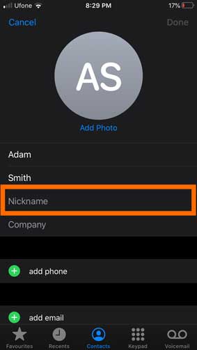 Want to Use Your Friends' Nicknames in iOS
