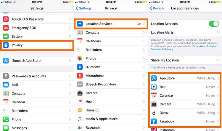 how do i maximize battery life on my iPhone by using location services