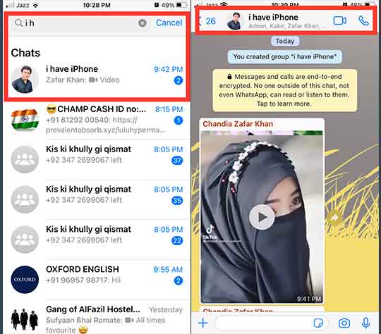 Add Admin in WhatsApp Group on iPhone