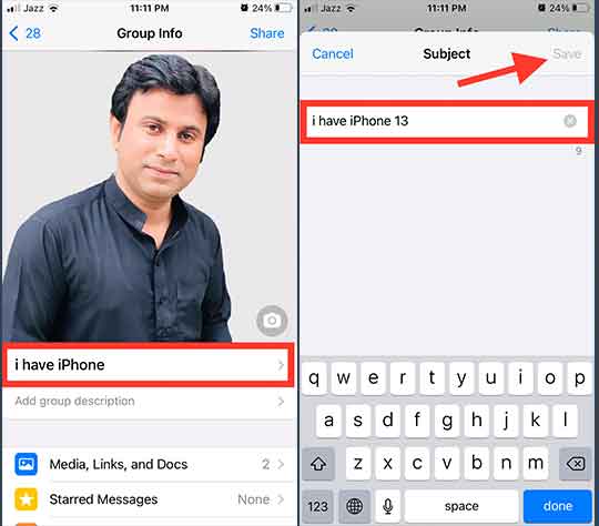 How to Change Name of WhatsApp Group on iPhone and iPad