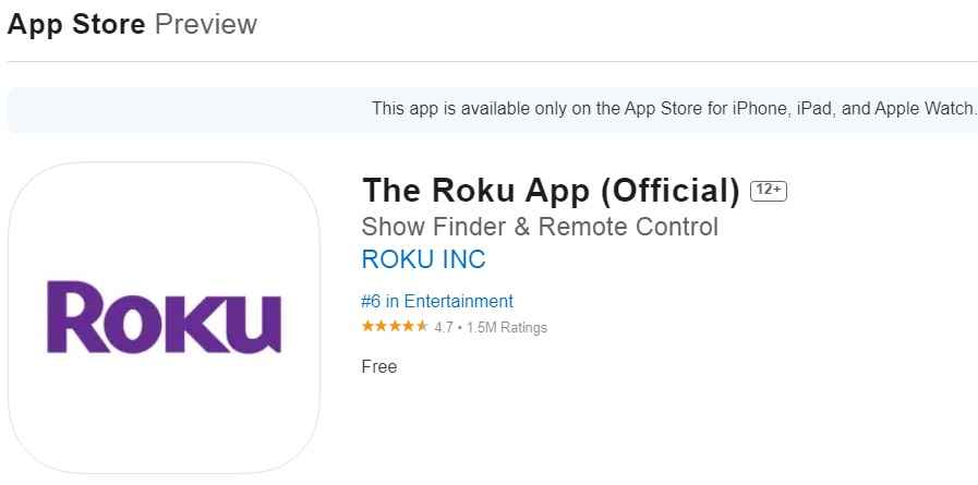 The Roku App - apps to watch free movies without paying